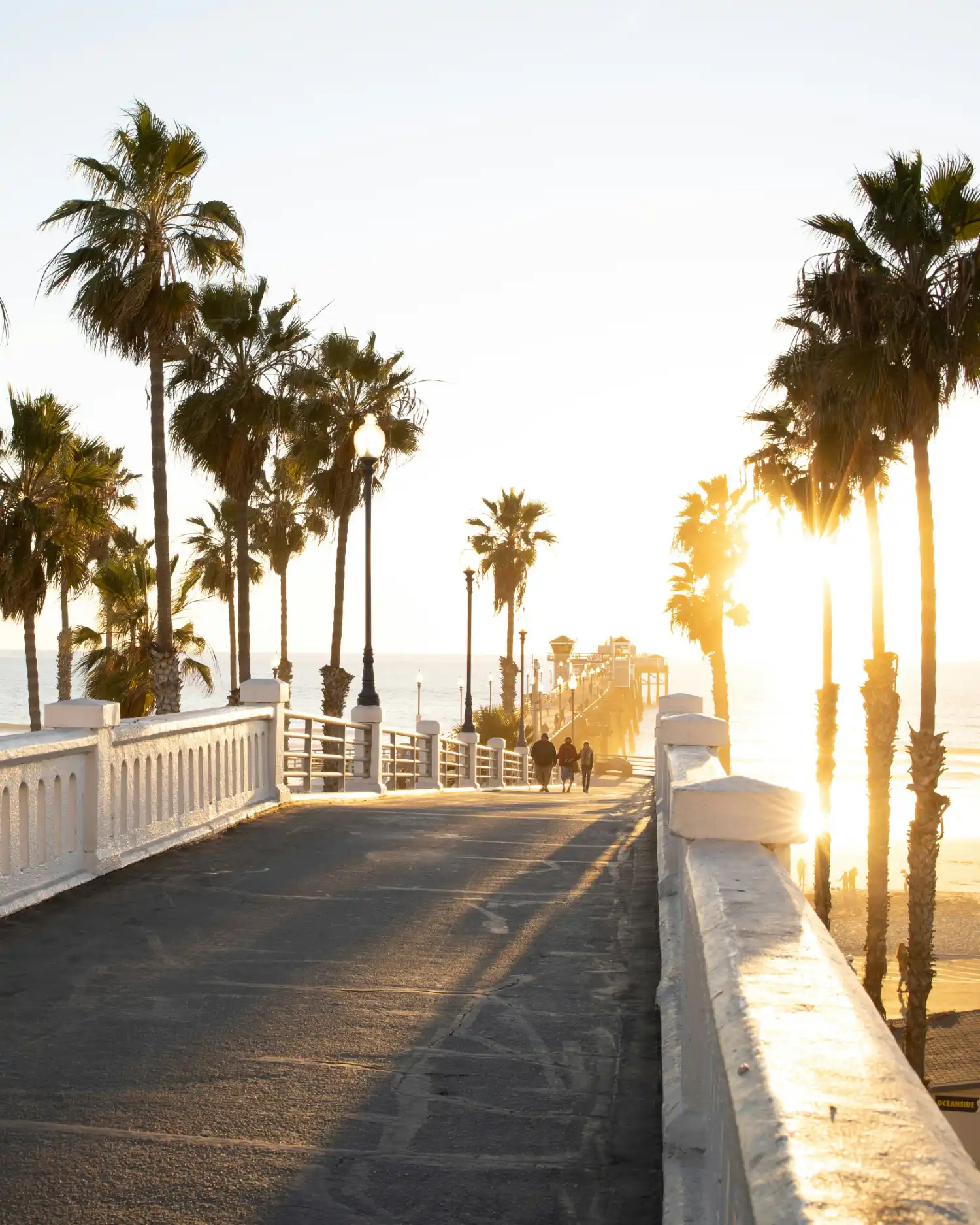 Coastal view of Oceanside, California